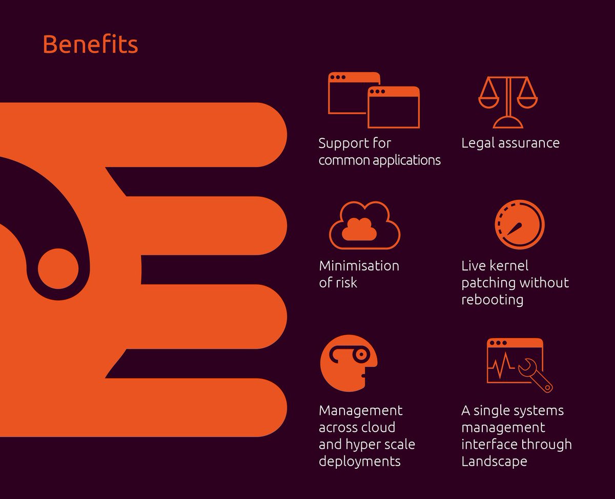 ubuntu's tweet photo. What are the benefits of #UbuntuAdvantage? https://t.co/Bk1Z9nLP6j https://t.co/NzOzt5OUvg