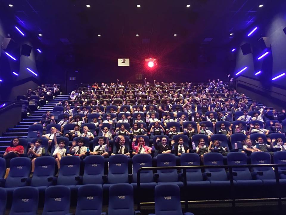 KingsAlBarsha's tweet photo. This year, Yr3 took on the 'Grow Your Own' challenge, impressively growing their 500AED to nearly 10,000AED! They chose to go to @voxcinemas to watch #TheIncredibles2 as part of their treat. Yr3 teachers also surprised them with ice cream from @desertchill to finish the morning! https://t.co/J6Lp5SBRe6