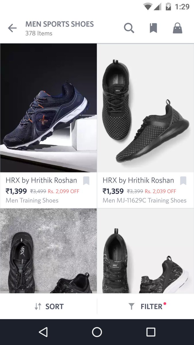 myntra casual shoes 499