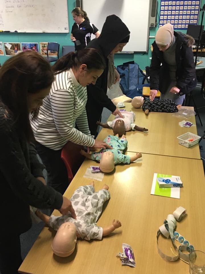 WattawaHtsPS's tweet photo. Congratulations parents for your enthusiasm and successfully passing CPR. The start of many parent workshops this year! #CommunityEngagement https://t.co/QvRhUhrCn8
