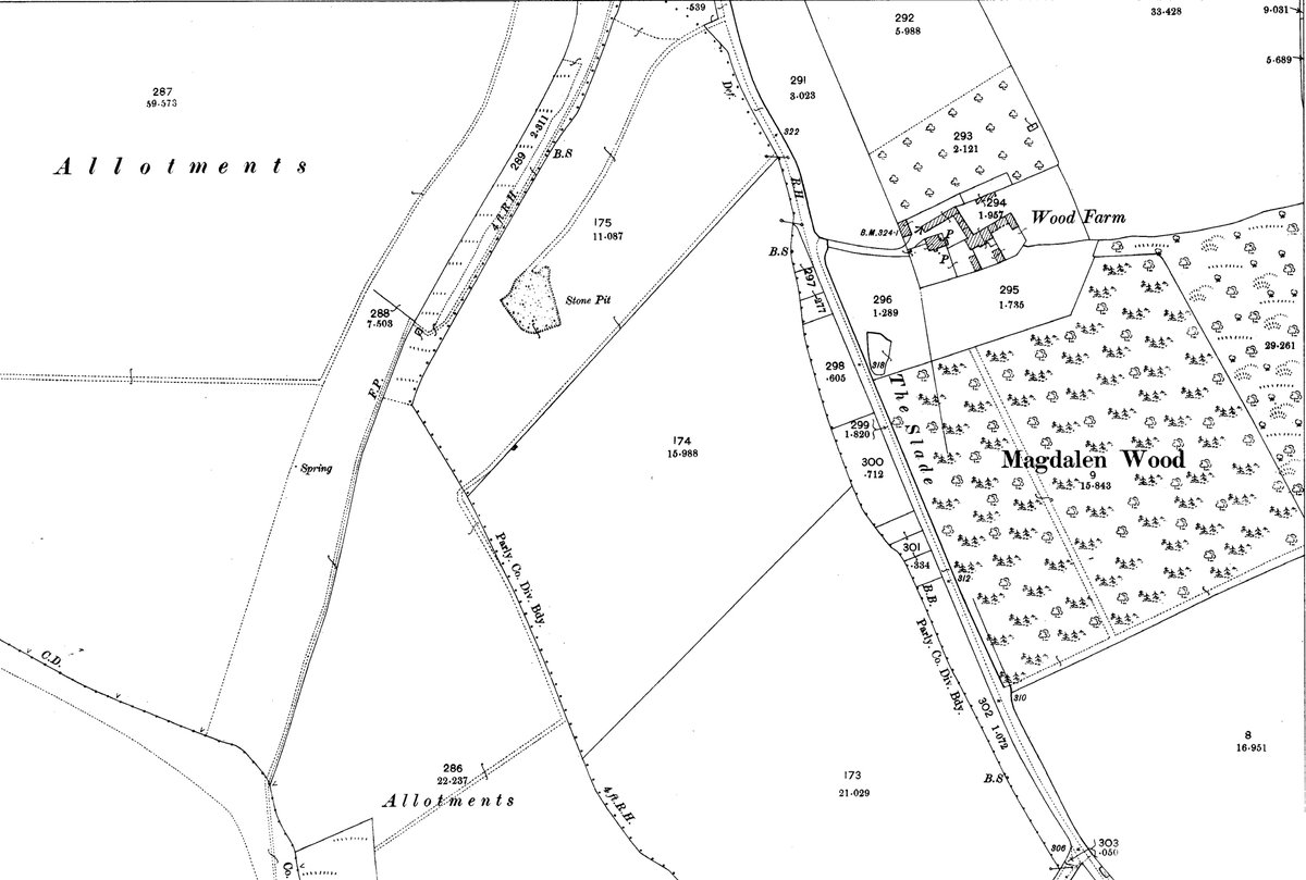 <a href="/LyeValley/">Lye Valley</a> Is it the stone pit marked on this 1899 map?
