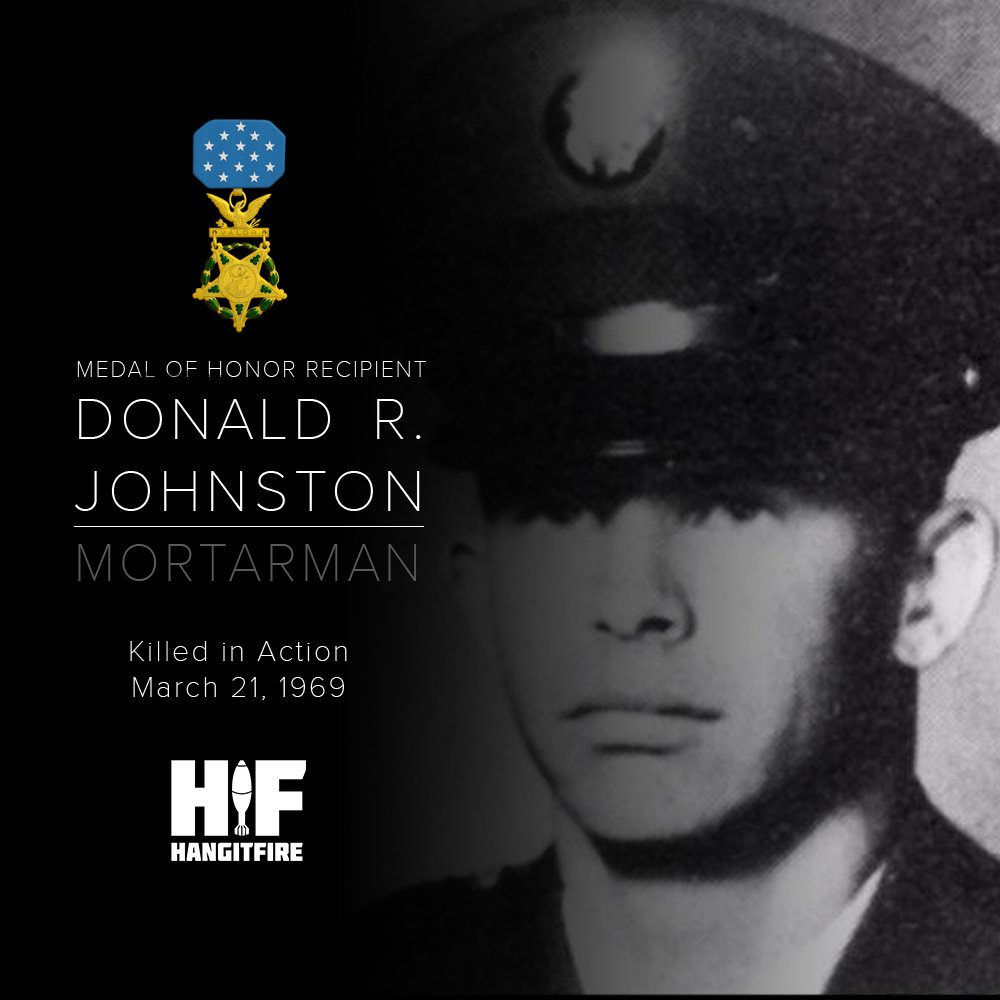 hangitfirecom's tweet image. HIF Memorial
Medal of Honor recipient
 Sp4c Donald R. Johnston - Mortarman

Read more about Donald R. Johnston 
bit.ly/2MP4Cqz

hangitfire.com