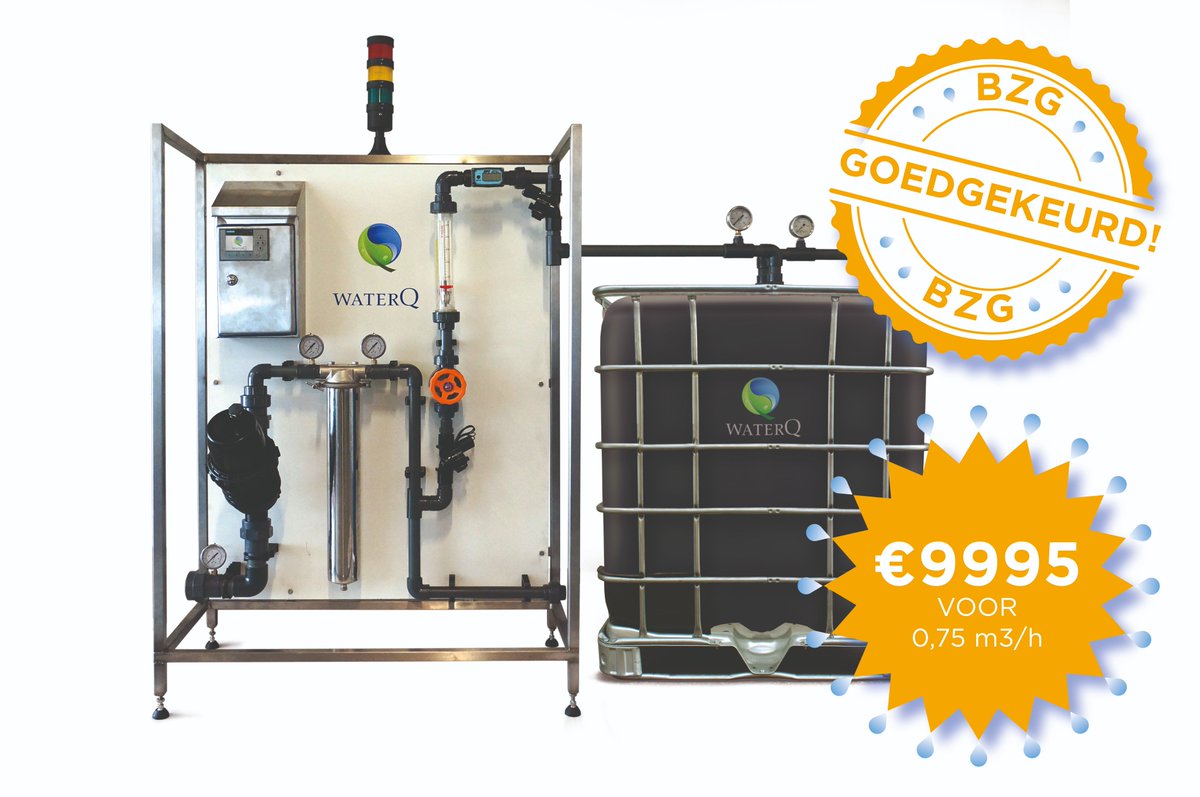 WaterQOfficial's tweet photo. Hoera! De WaterQ GOALIE én GOALIE Imidacloprid zijn BZG-GOEDGEKEURD🥳! Zij werken op basis van adsorptie met GAC en zijn verkrijgbaar v.a. €9.995 per 0.75 m3/h. Benieuwd wat de GOALIE voor u kan betekenen? Bel of mail ons op 0247516134 of info@WaterQ.com. Dank voor het geduld!💧 https://t.co/Vg5Nb2hYRx