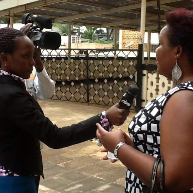 bushrah_nam's tweet photo. Tales of an #NBSAt10 years journey. Yours truly interviewing the late Hon Cerina Nebanda using the #BlackMic i bet some of you ever saw it. It's exciting Lookin back at where you're coming from. https://t.co/YaAkGkKCH9