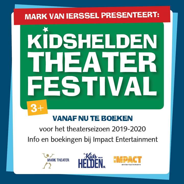 Vanaf vandaag te boeken ons fonkelnieuwe <a href="/Kidshelden/">Kidshelden.nl</a> Theaterfestival bij <a href="/impact_theater/">Impact Entertainment</a> <a href="/rogiervanluyken/">Rogier van Luyken</a>