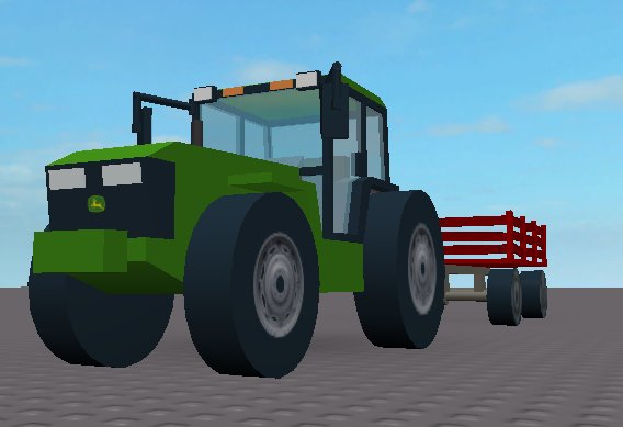 Downfall Roblox On Twitter Johndeere 6 Series Tractor For Downfall Our Game Not The Movie Roblox Robloxdev - roblox tractor