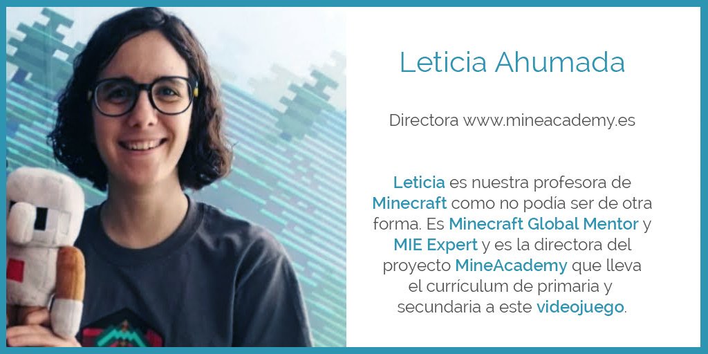 lab_possible's tweet photo. Conoce a los profesores del Experto en Tecnologías del Aprendizaje y el Conocimiento. Hoy te presentamos a @nekolety Minecraft Global Mentor y directora de https://t.co/1bBqyc9IeX. Si quieres aprender de la mejor, apúntate en https://t.co/0wJeXyz9kt https://t.co/zUOzNryTmT