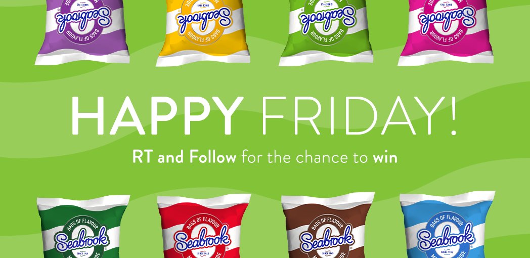 Happy Friday!! #RT &amp; Follow for the chance to #win a box of crisps!  (UK Only) #fridayfeeling