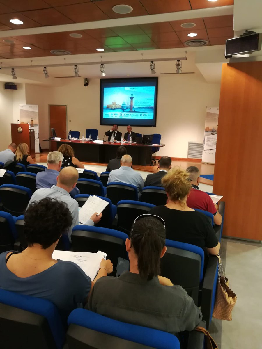 SiroccoMed's tweet photo. Let's start with the final conference! Sustainable InterRegional cOastal &amp; Cruise maritime tourism through COoperation and joint planning
#InterregMed #project #Civitavecchia https://t.co/KhbagK7le2