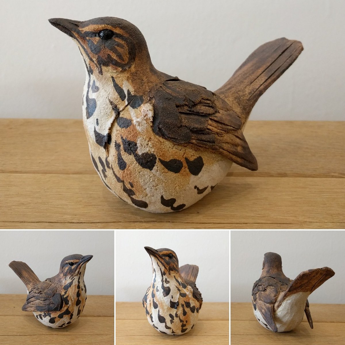 ArtichokeGlry's tweet photo. #photoshoot yesterday
.
#beneaththecanopy #artgallery #ticehurst #eastsussex #simongriffiths #thrush #ceramics #birds #sculpture https://t.co/wkYrNDW0WH