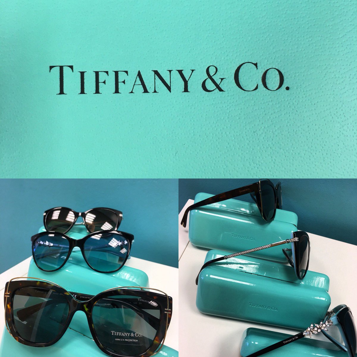 Here are some of our elegant Tiffany &amp; Co sunglasses that we have in stock. Whilst the sun is shining why not treat yourself to a new pair of sunglasses! #eyeprotection #sunsoutsunniesout #tiffany #Sunglasses
