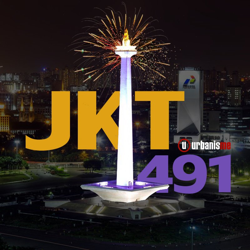 Lebih dari sekedar Kota. Di tempat ini orang-orang menggantungkan asa.

Dirgahayu Jakarta ke-391 🎆🎆🎆
#hutjakarta