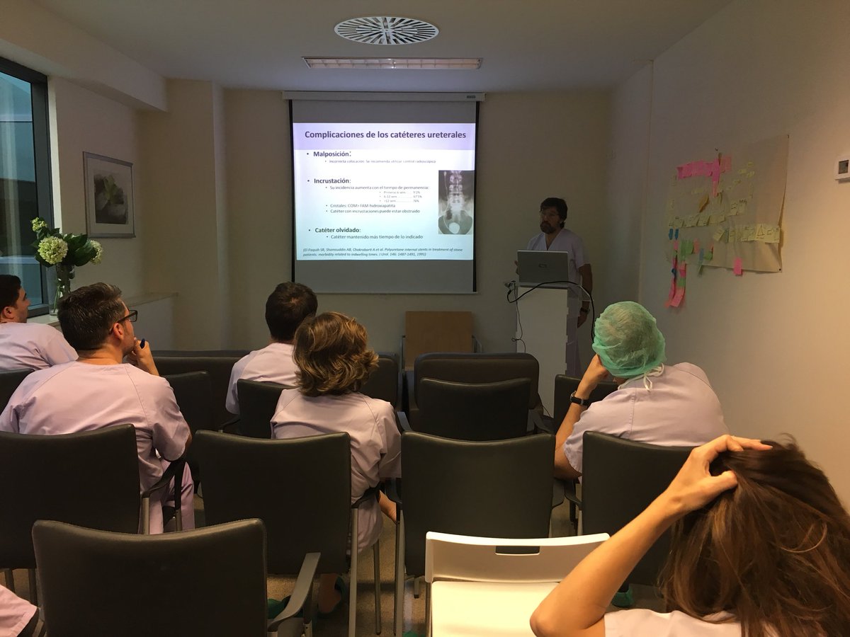 Hoy contamos con la participación del Dr. Colom en el VI Curso de actualización y perfeccionamiento en endourologia. Gran aportación teórica y quirúrgica. <a href="/CarlosTorrecil6/">Carlos Torrecilla</a> <a href="/sergicolom8/">Sergi Colom</a> <a href="/LithotripsyF/">Lithotripsy - La Fe</a> <a href="/InfoAeu/">AEU</a> <a href="/bostonsci/">Boston Scientific</a> <a href="/HospitalLaFe/">HospitalLaFe</a>