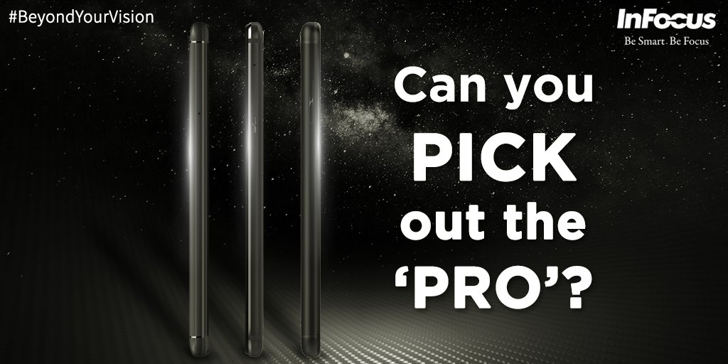 InFocus_IN's tweet image. Only the most hard-core ‘Pro’ fanatics can get this right!
Think you can identify #InFocusVision3Pro from the lineup?
Let us know your answer in the comments!
#BeyondYourVision #Vision3ProPuzzle