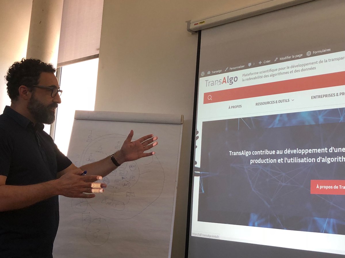 NozhaBoujemaa's tweet photo. Super réunion de travail en pré lancement de #Transalgo #transparency @Institut_Dataia @Inria https://t.co/ed5Ht2cosC
