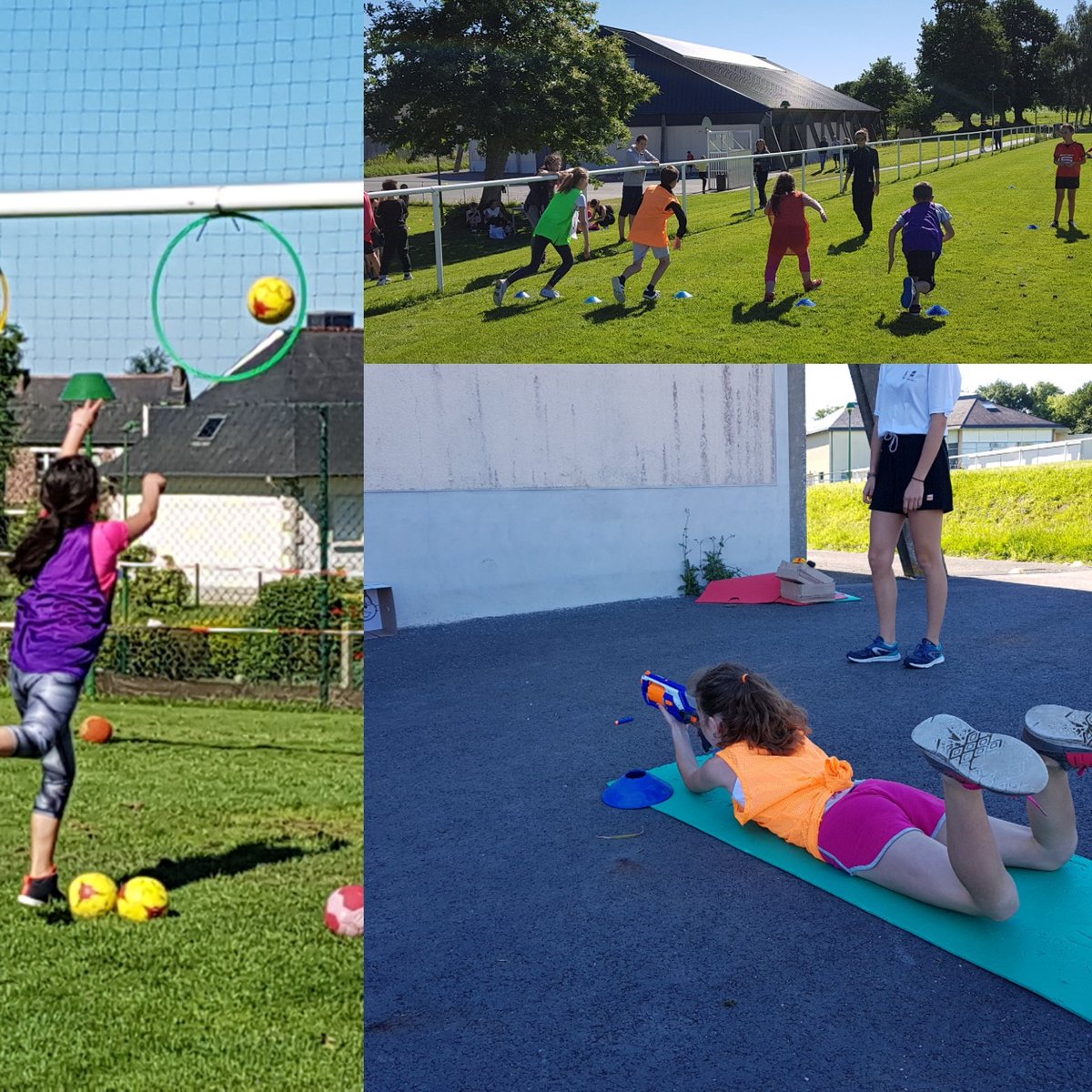 fredamblas's tweet photo. Liaison école collège. 120 élèves  du CM1 à  la 6ème participent au biathlon athlétique de l école publique d Irodouer. https://t.co/uoMuOxcogu
