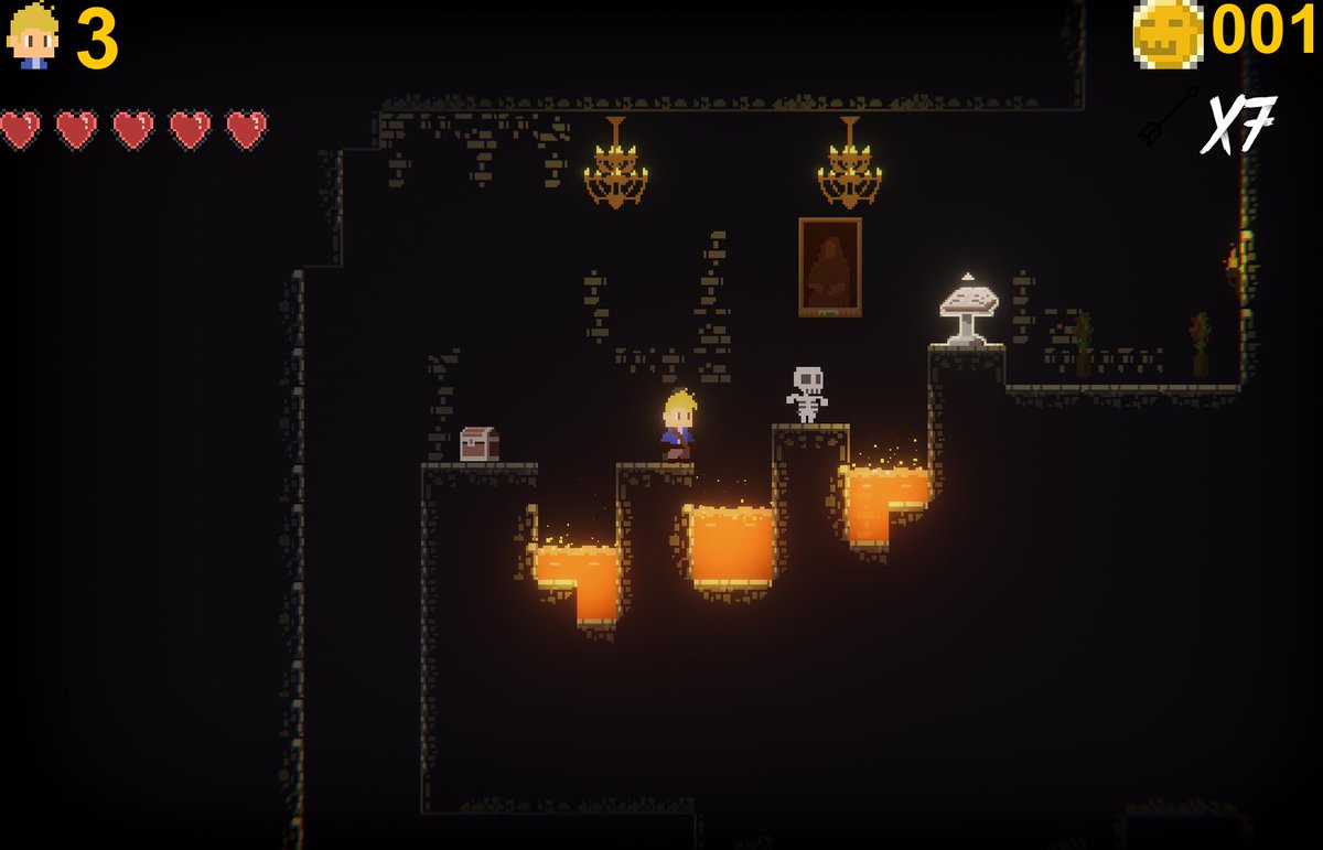 _Playingfield_'s tweet image. Here's Isis and @FuturLab with 'Escape from Evil Cat-flap Castle' where you shoot cats at skeletons to escape!