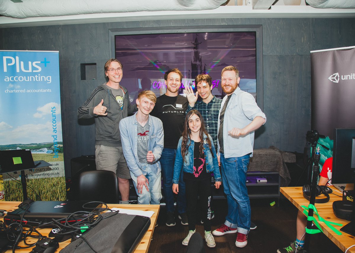 _Playingfield_'s tweet image. Here's Isis and @FuturLab with 'Escape from Evil Cat-flap Castle' where you shoot cats at skeletons to escape!