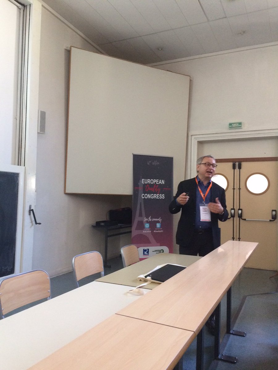 QualitePerf's tweet photo. Day2 - Session#1 : Christian Mayeur, Expert in service excellence and client enchantment @AFNOR is sharing experience about service excellence and customer enchantment #QualityEC #performance #listening https://t.co/AA8AC2iqTO