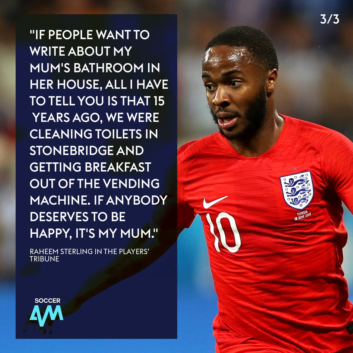 "If anybody deserves to be happy, it's my mum."

THESE are the Raheem Sterling stories we should be hearing! 👏