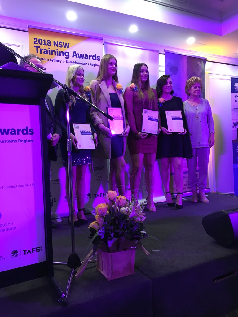 KarenRuppert's tweet photo. Congratulations to our finalists Lauren and Emma for School Based Apprentice of the Year @CatholicEdParra @McCarthyCTTC #WSVTC https://t.co/TQYYTj5IaD