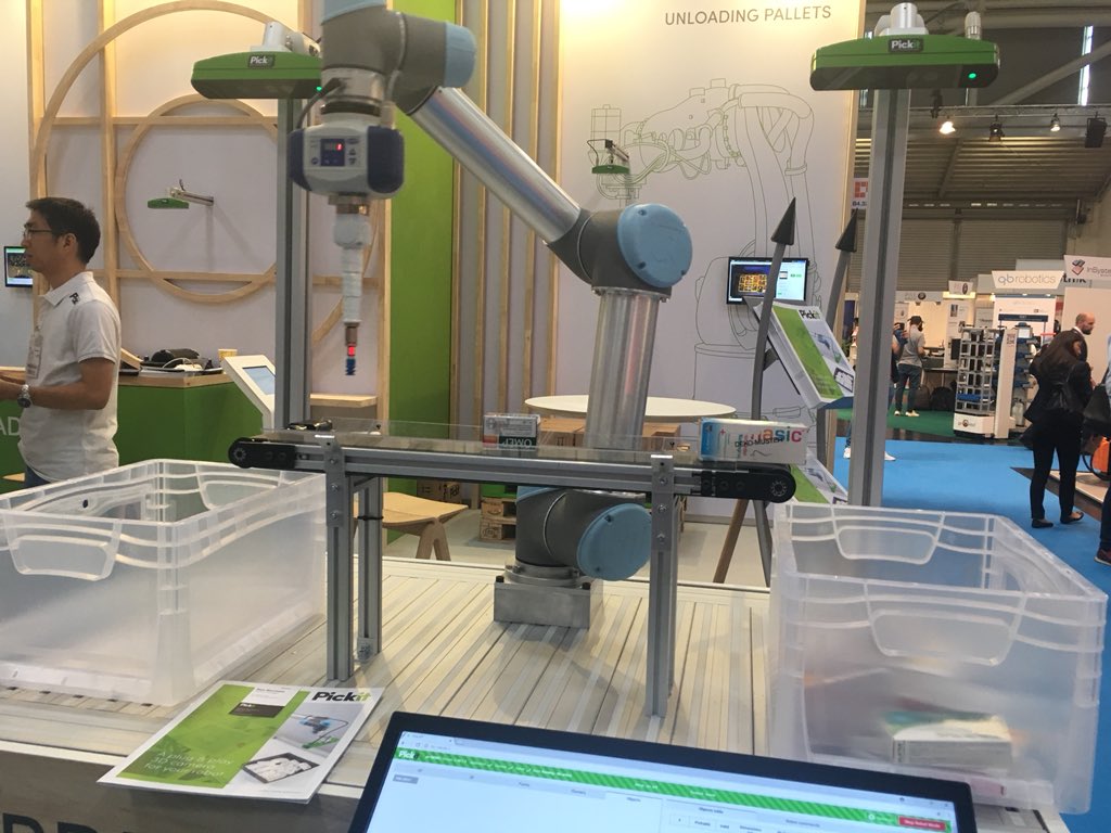 meloneewise's tweet photo. Nice mixed bin picking demonstration at the @pickit3d booth at #automatica18 https://t.co/8xau33VyX7