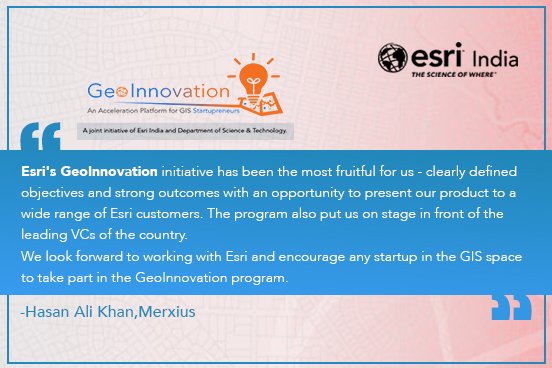 GeoInnovation is empowering startups to bring their business ideas to market, &amp; build a strong network with industry experts &amp; investors.Register today: goo.gl/WuRdM4 
#Geoinnovation #Challenge #Startups #GIS #ContestAlert #IndiaStartup #B2B #B2G <a href="/MerxiusSoftware/">Merxius Software</a> <a href="/hsnk/">Hasan Khan</a>