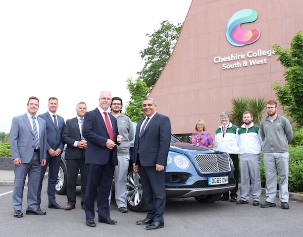 ccswmv's tweet photo. We're looking forward to seeing the @BentleyMotors  Bentayga currently at CCSW's Crewe Campus! 
We have incredible automotive connections at both Chester and Crewe, with exciting opportunities for students studying with us! #Hybrid #bentayga https://t.co/Vh9WtLXYVx https://t.co/qNwBJ3Ebj1