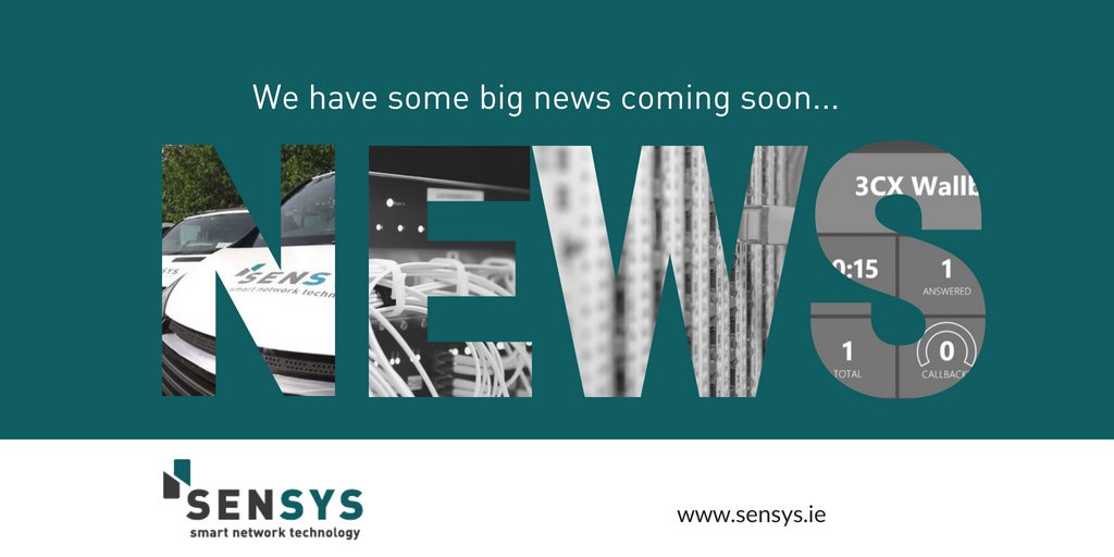 sensys_tech's tweet photo. SenSys Technology have some big news.... #TellYouNextWeek #CCTV #Networks #VOIP #CoolStartUp https://t.co/XD1XfYRR71