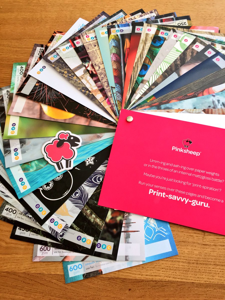 hashtagtype's tweet image. Checking out this stunning sample book from Pink Sheep! Lovely choice and such vivid colours! #TweetTheSheep #samples #papersamples #print