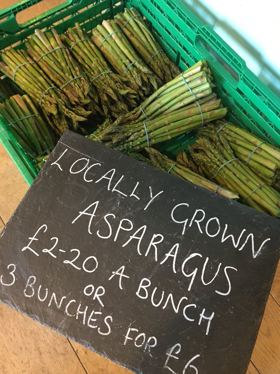 We have just taken our last delivery of #asparagus for this year. 
Pop in to grab yourself a bunch before they all go! #locallygrownproduce