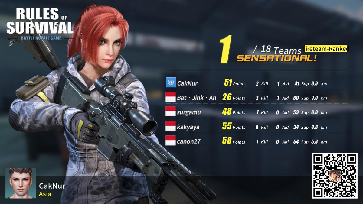 #RulesofSurvival