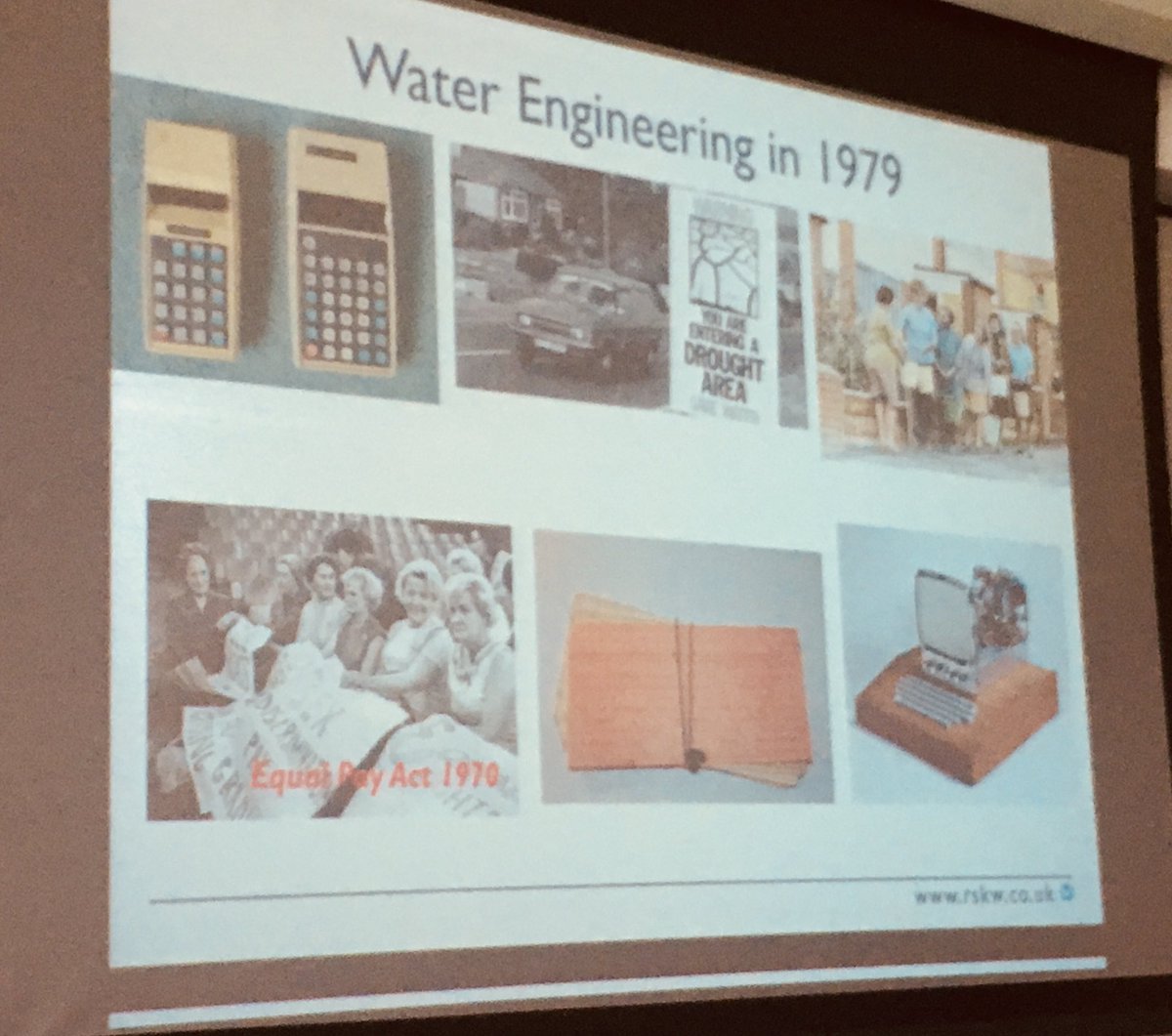 Celebrating women in Engineering @UofE_Research @Water_UofExeter ~ @Ruth_Allen_RSKW sharing tales of her career in #waterengineering starting in the 1970s #RaisingTheBar #INWED18 @Ruth_Allen_RSKW ~ Inspiring talk with many top tips!