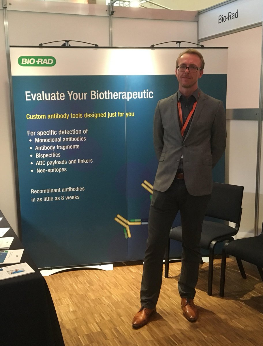 AmandaTurnerBio's tweet photo. Meet our custom antibody experts Ulrich and Michael at the Antibody Industrial Symposium in Montpellier next week (June 25-26), and find out what you could achieve with antibodies designed just for you @congress_ais #6AIS2018  @BioRadAbs https://t.co/7axSwoJmWK