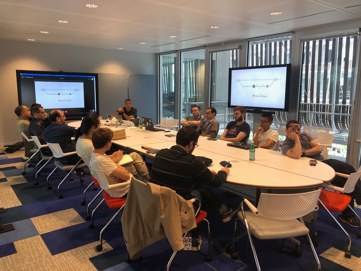 #BBL ⁦<a href="/SocieteGenerale/">Societe Generale Group</a>⁩ How GitHub goes to production 80 times a day by ⁦@AlainHelaili⁩. #ContinuousDelivery # GreatPlaceToCode ⁦<a href="/SG_InsideIT/">SG InsideIT</a>⁩