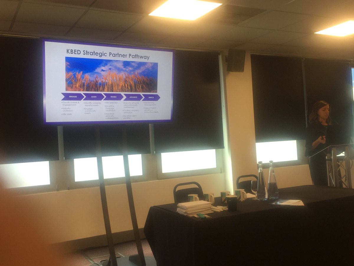 yatinkarpe's tweet photo. #UIIN2018 @KStateIC Rebecca talks about @KState unique approach towards #Innovation #EcoDev #Ecosystem in Kansas @UIIN #UIINConf https://t.co/pW2AzNjWNL