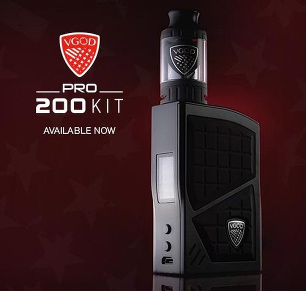 Vapetheoriginal's tweet photo. VGOD Pro 200 Kit Available now 😎 #Pro200Kit .
—————————————————————
#VGOD #VGODNATION #TRICKLYFE #OFFICIALVGOD #vgodpromech #vgodpro150 #vape #vapelife #vapelyfe #vapeporn #vapedaily #vapepics #mechmod #boxmod #ejuice #eliquid #vapeshop #instavape #csvape https://t.co/QZZjYi9HYS