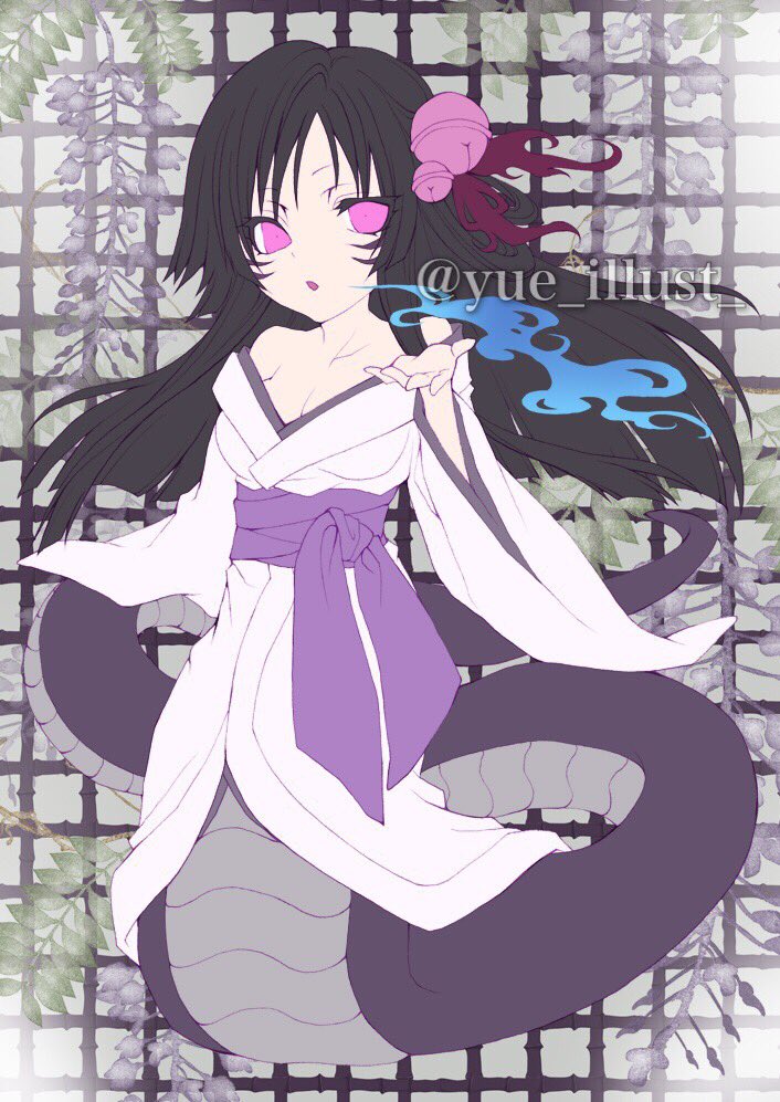 蛇姫 魅月 へびひめ みづき デフォだが 想いを寄せた僧に裏切られ激怒のあ Yue Illust のイラスト