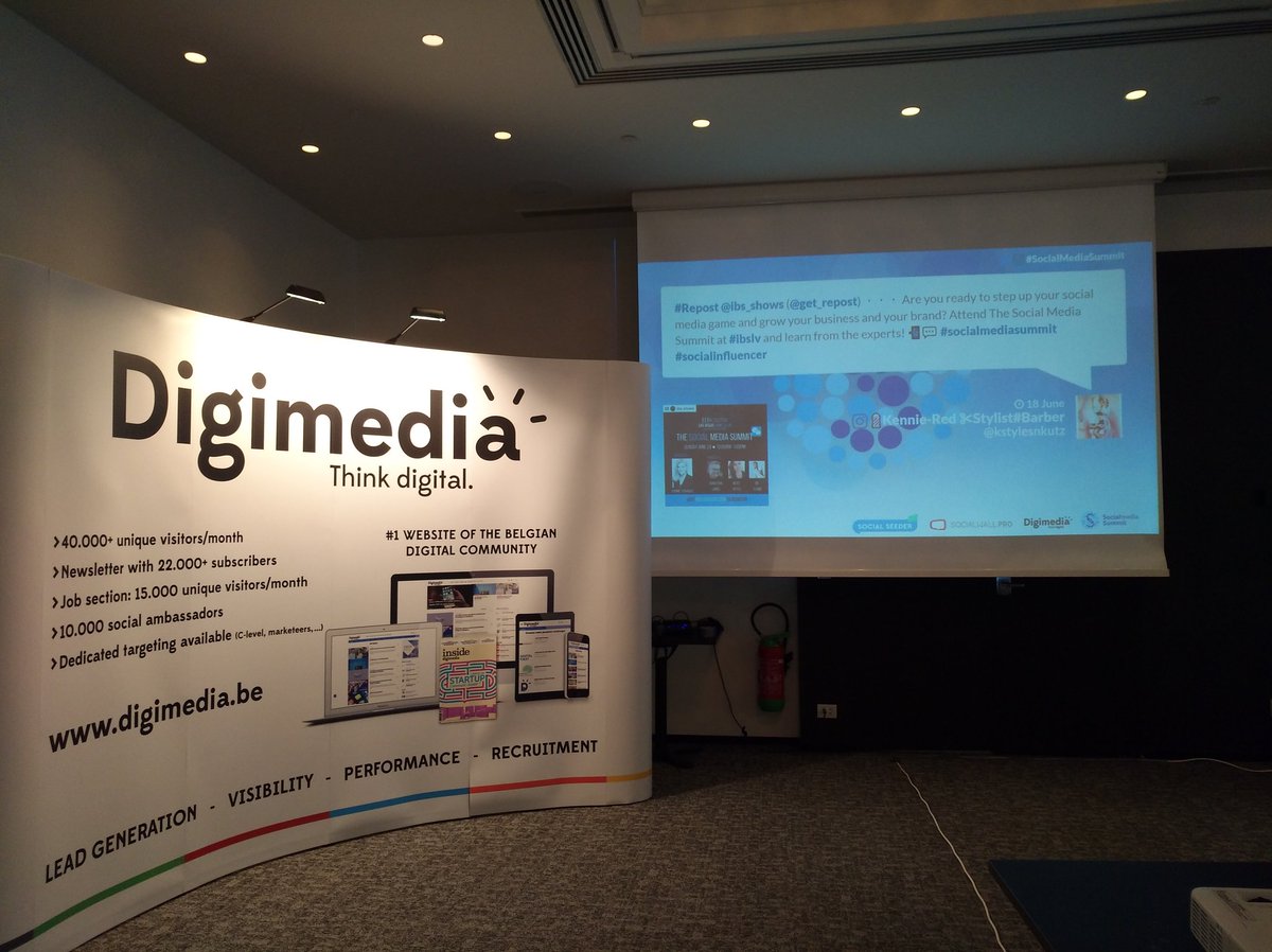 nathverbeeck's tweet photo. The last Social Media Summit before Summer organized by Digimedia is about to start. An inspiring afternoon where 18 experts will share their expertise &amp; analysis on the latest changes in social marketing in Belgium.  #smsbrussels18 #socialwallpro https://t.co/27lDX8EQG6