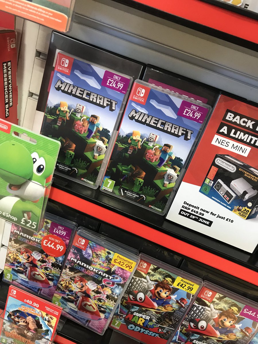 physical copies of minecraft switch