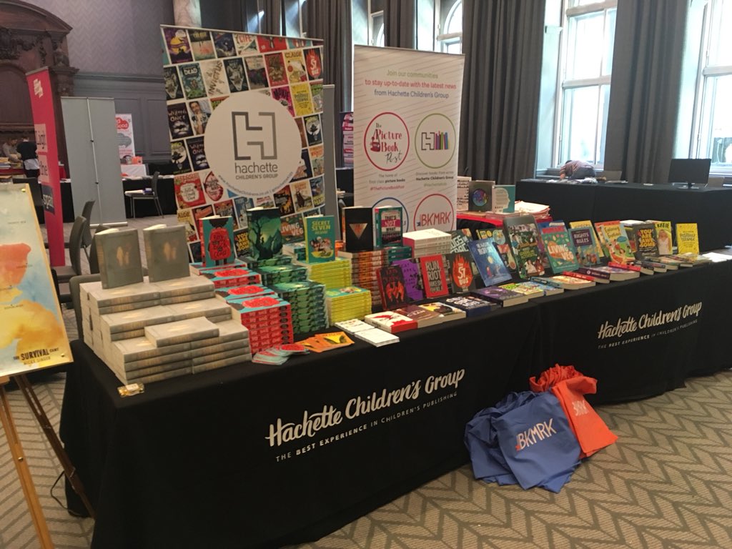 HachetteSchools's tweet photo. Weโre all set up and raring to go at the SLA Conference in sunny Glasgow! Come and say hello - weโve got proofs, goody bags and lots of lovely books ๐ #SLAdreams https://t.co/NvLpHZkzyp