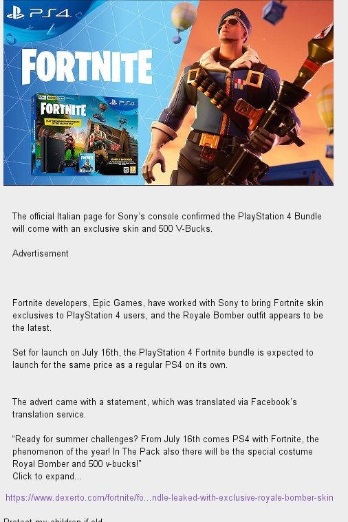 Resetera Nt Ps4 Fortnite Bundle On July 16th Includes Exclusive Skin T Co Wfhcnc5xnd