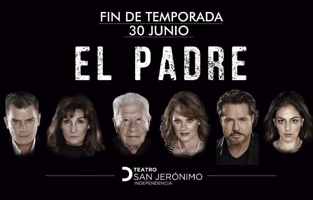 Hoy funciones #ElPadre 7 y 9:30pm 🎭 #ultimassemanas #cdmx #teatro