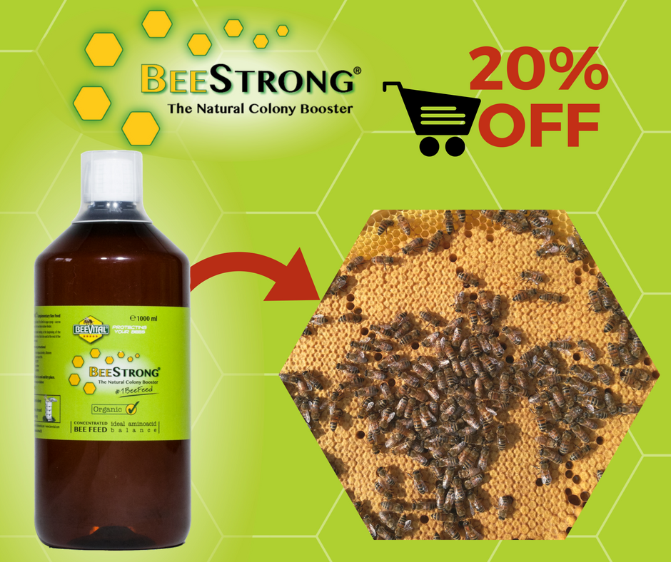 BeeVitalcom's tweet photo. #BeeStrong 20% off with code STRONG20 👉 https://t.co/8PGZBpUfyr 
#shopnow #beekeeping https://t.co/lNUa5KHLuc