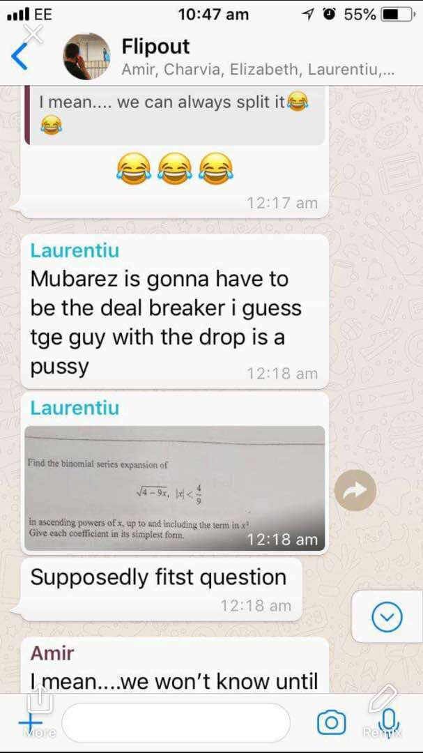 RhitikRaja's tweet photo. @Edexcel C4 got leaked and now hundreds of people are not going to get the grades they deserve @Edexcel, absolutely appalling and upsetting! Found this going around twitter! 😭 #C4 #c4edexcel https://t.co/bZgIhgRryc