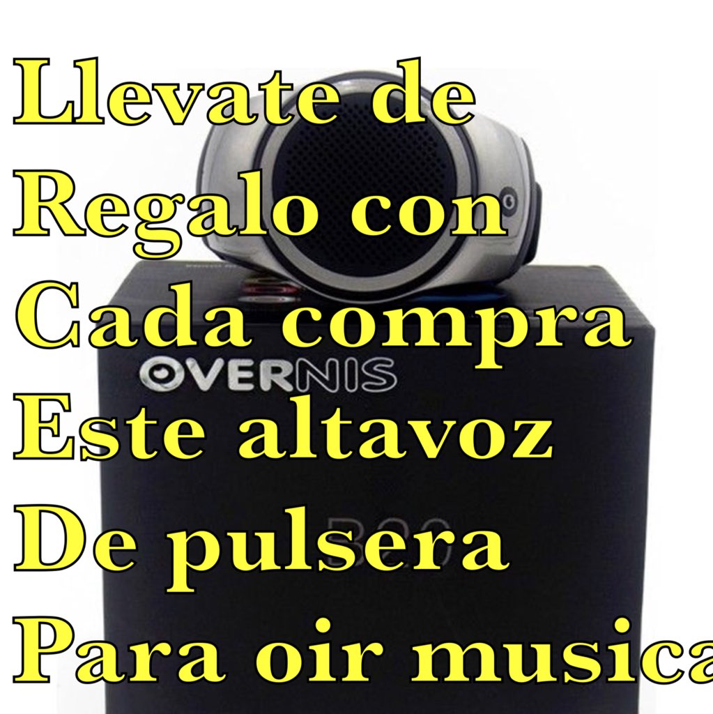 tecnogra's tweet photo. Para que este verano puedas escuchar tu musica preferida donde quieras te regalamos con cada compra este altavoz de pulsera #musica #altavoz #verano https://t.co/MdvTs4QM4s