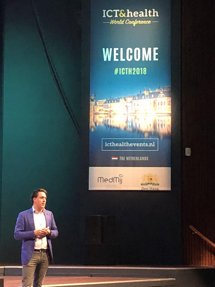 icthealth_NL's tweet photo. Nu @DaanDohmen #ICTH2018 https://t.co/UEeJ3YqIWE