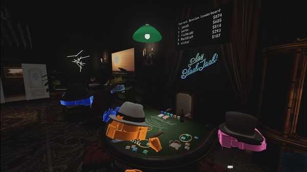 DoorzStudio's tweet photo. @perilousorbit just released Social Club VR: Casino Nights on #Steam. Good old Blackjack, Texas Hold'em Poker and Roulette, but you’re not risking losing money. Gamble responsibly, folks. #HTCVive  #Oculus https://t.co/inKqV3Z0Ci