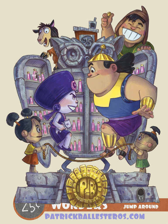 Sdcc Unofficial Blog Get Your Groove On With Patrickballest Latest Sdcc Exclusive Print Jump Around Featuring The Emperor S New Groove T Co Dkt3lfl4av T Co Zmry31ebbq