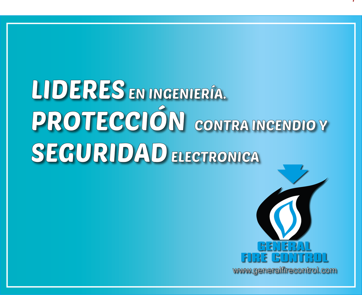 GenFireCo's tweet image. @GenFireCo desde 1976 dedicados a la protección contra incendio 🏤